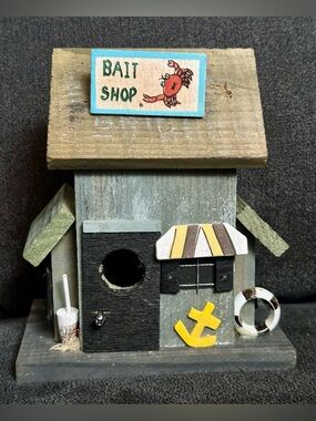 Bait Shop Wood Bird House